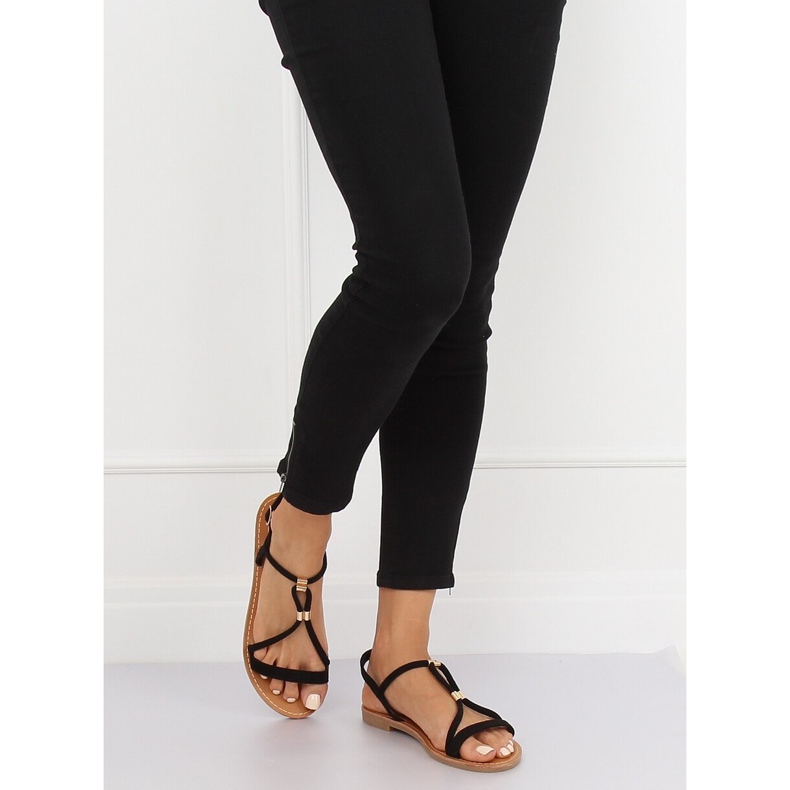 Černé dámské sandály L520 Black černý 1