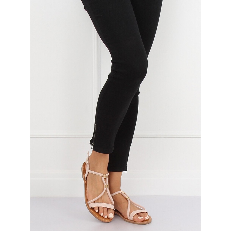 Dámské béžové sandály L520 Beige béžový 2 Dámské béžové sandály L520 Beige béžový 2