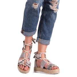 Seastar Šedé sandály šedá 2 Seastar Šedé sandály šedá 2