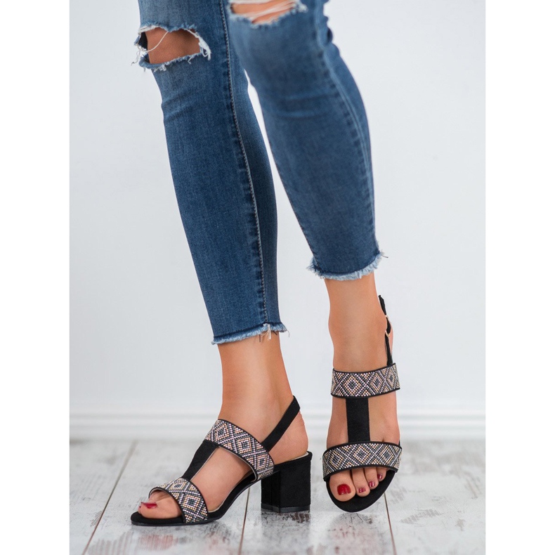 Goodin Sandály na vysokém podpatku černá 2