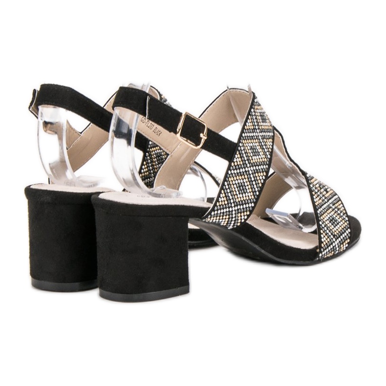 Goodin Sandály na vysokém podpatku černá 1