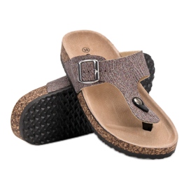 Evento Módní žabky fialová 1