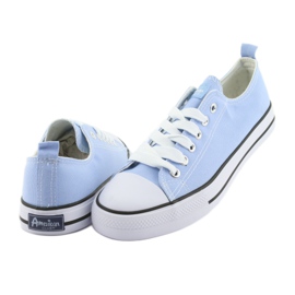 Modré tenisky American Club bílý modrý 4