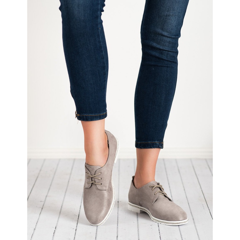 Marquiz Semišové boty šedá 2