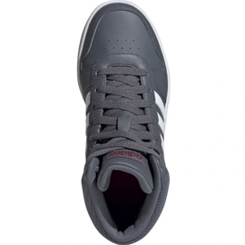 Boty Adidas Hoops Mid 2.0 Jr EE6709 šedá 2