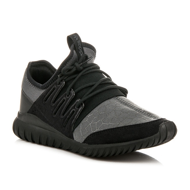 Adidas Tubular Radial J černá šedá 1