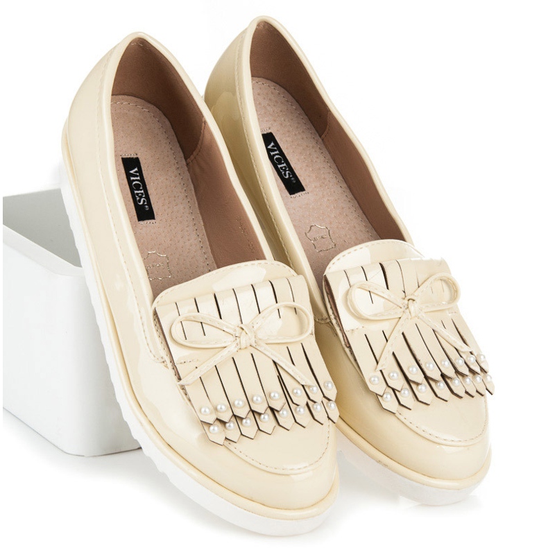 Žluté lakované boty VICES žlutá 1