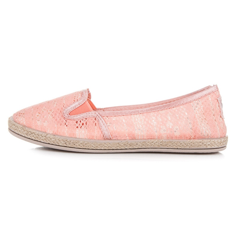 Balada Krajkové espadrilky navlékají pomerančový 2