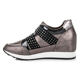 Kylie Tenisky Rock Wedge fialová 1