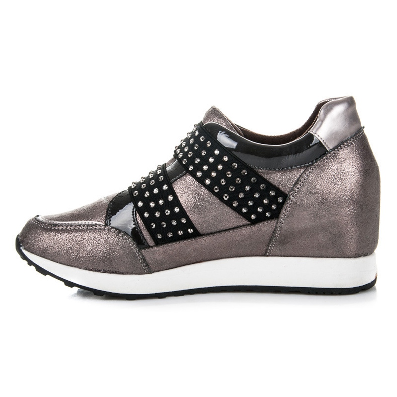 Kylie Tenisky Rock Wedge fialová 1