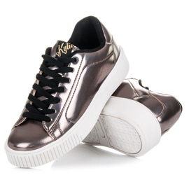 Kylie Tenisky Na Platformě růžový 2