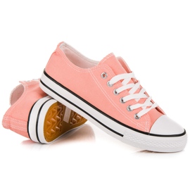 Pudrové tenisky červený 1