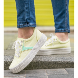 Kylie Tenisky Na Platformě žluť 1