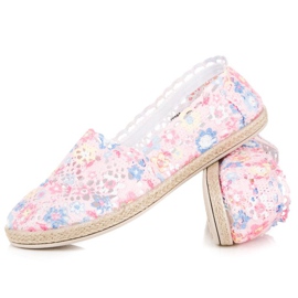 Seastar Espadrilky ve stylu boho růžový 4