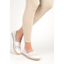 Seastar Bílé krajkové espadrilky bílý 1