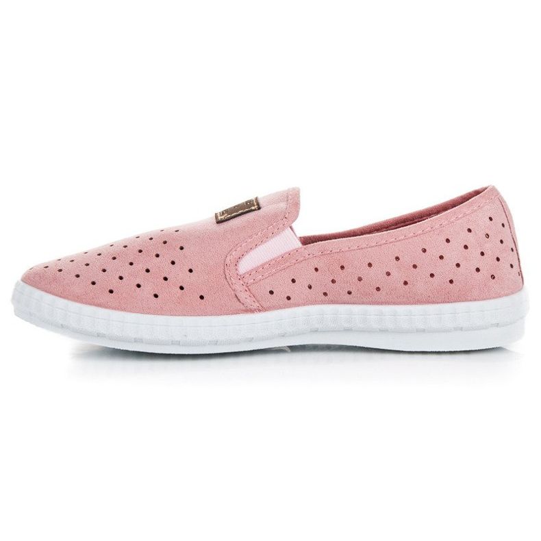 Mckeylor Prolamované tenisky růžový 2