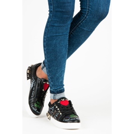 Seastar Černé módní tenisky černý 2