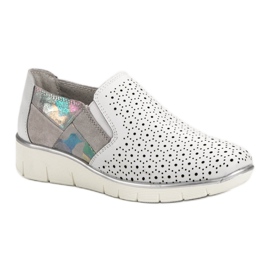 Filippo Bílé slip On boty bílý 1