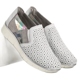 Filippo Bílé slip On boty bílý 4