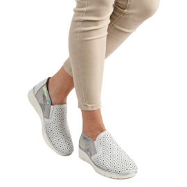 Filippo Bílé slip On boty bílý 6