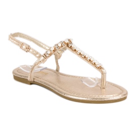 Comer Japonské sandály žlutá 2