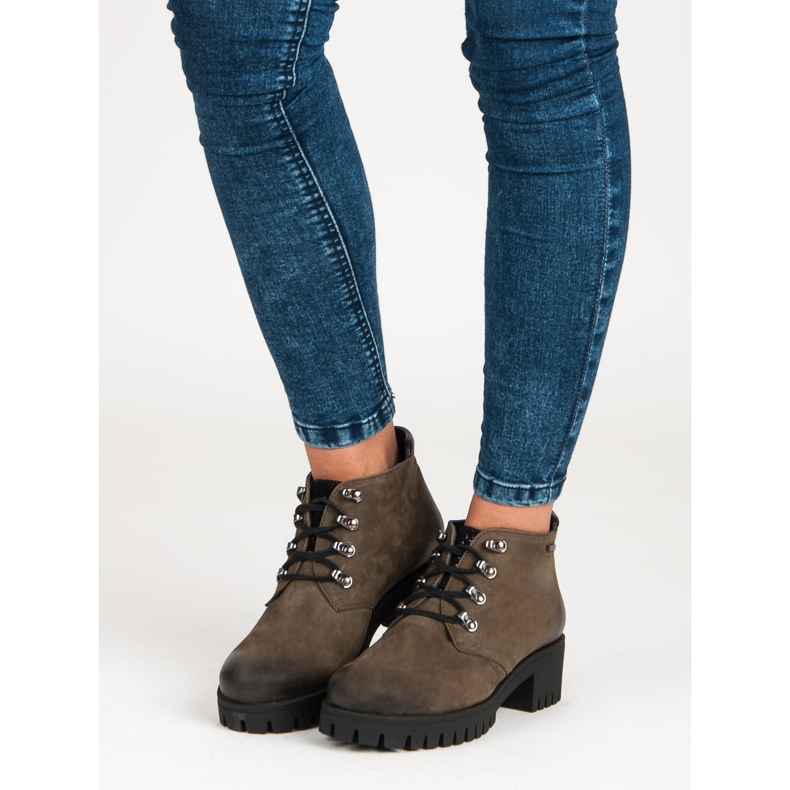 Neformální boty VINCEZA zelený 1