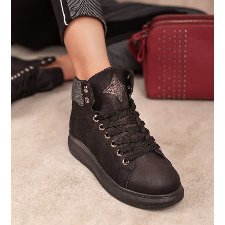 Mckeylor Černé tenisky černý 2