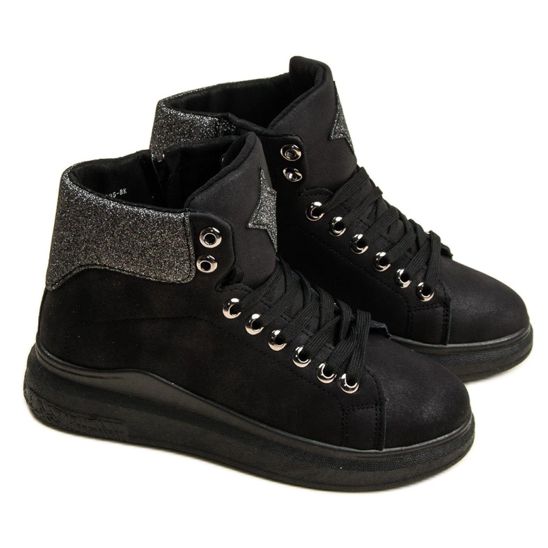 Mckeylor Černé tenisky černý 1