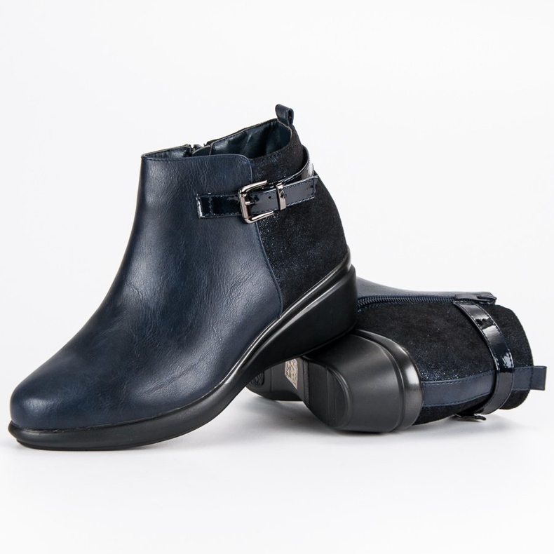 Kylie Pohodlné tmavě modré boty s izolací námořnická modrá 2