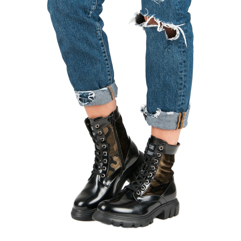 Kylie Boty Glany Moro černá 2