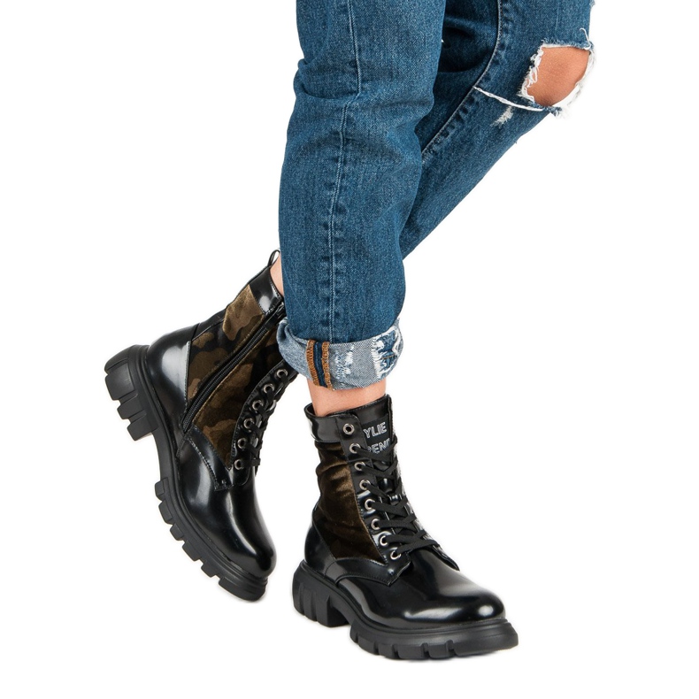 Kylie Boty Glany Moro černá 1