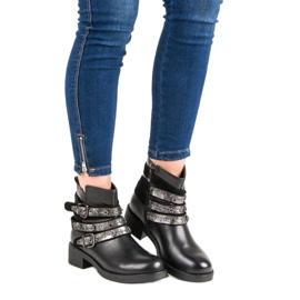 Sixth Sense Rockové boty černý 1