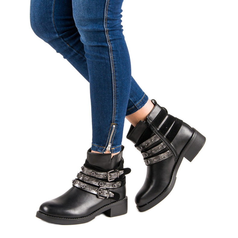 Sixth Sense Rockové boty černý 2