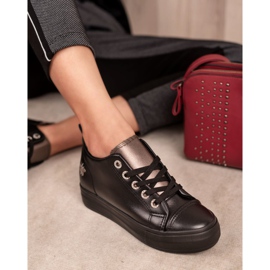 Mckeylor Sportovní boty černý žluť 1