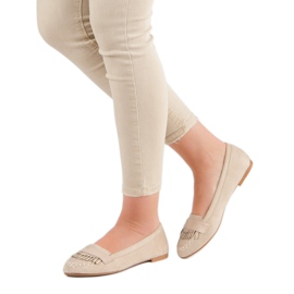 Small Swan Klasické světle béžové mokasíny béžový 1