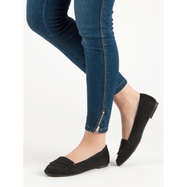 Small Swan Klasické černé mokasíny černý 1