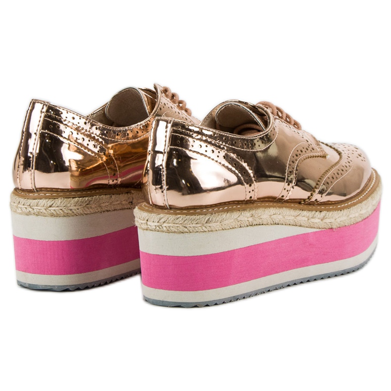 Corina Módní klínové boty žlutá 1