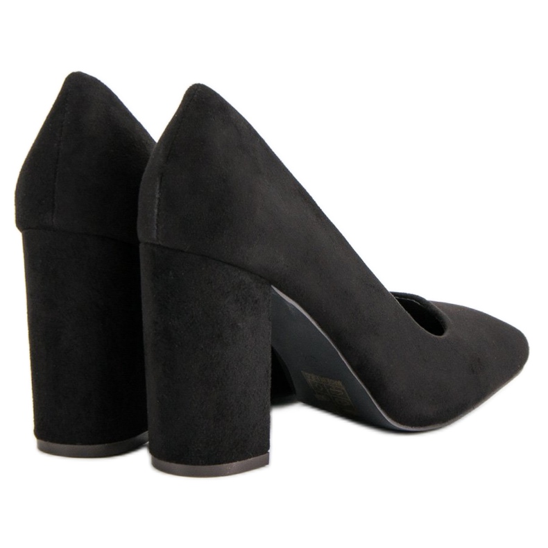 Sweet Shoes Semišové Lodičky Na Sloupu černý 2