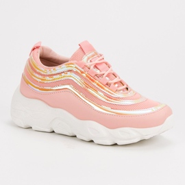 SHELOVET Lehké sportovní boty růžový 1