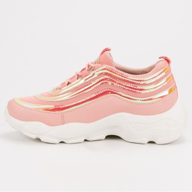 SHELOVET Lehké sportovní boty růžový 2