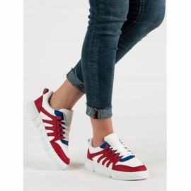 SHELOVET Pohodlná sportovní obuv bílý červené 2