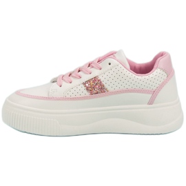 Bílé popínavé rostliny se třpytkami bílý 1