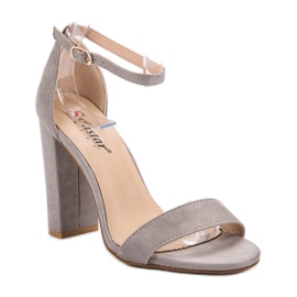 Seastar Sexy sandály na baru šedá 1