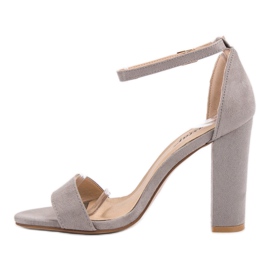 Seastar Sexy sandály na baru šedá 2