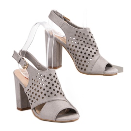 Seastar Prolamované stavěné sandály šedá 2 Seastar Prolamované stavěné sandály šedá 2