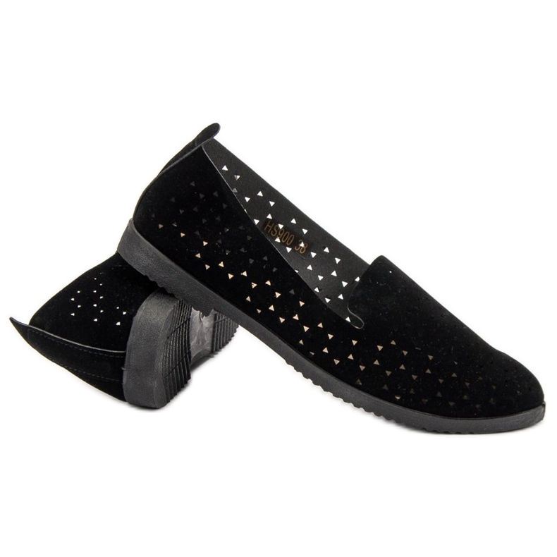 Black Openwork Lords černý 1