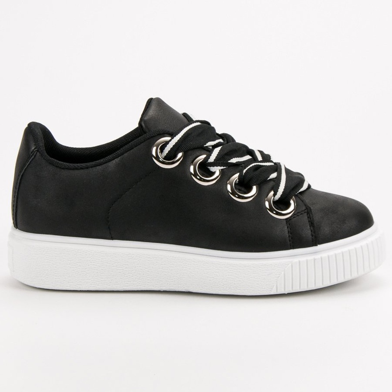 Sportovní obuv se třpytkami černá 2