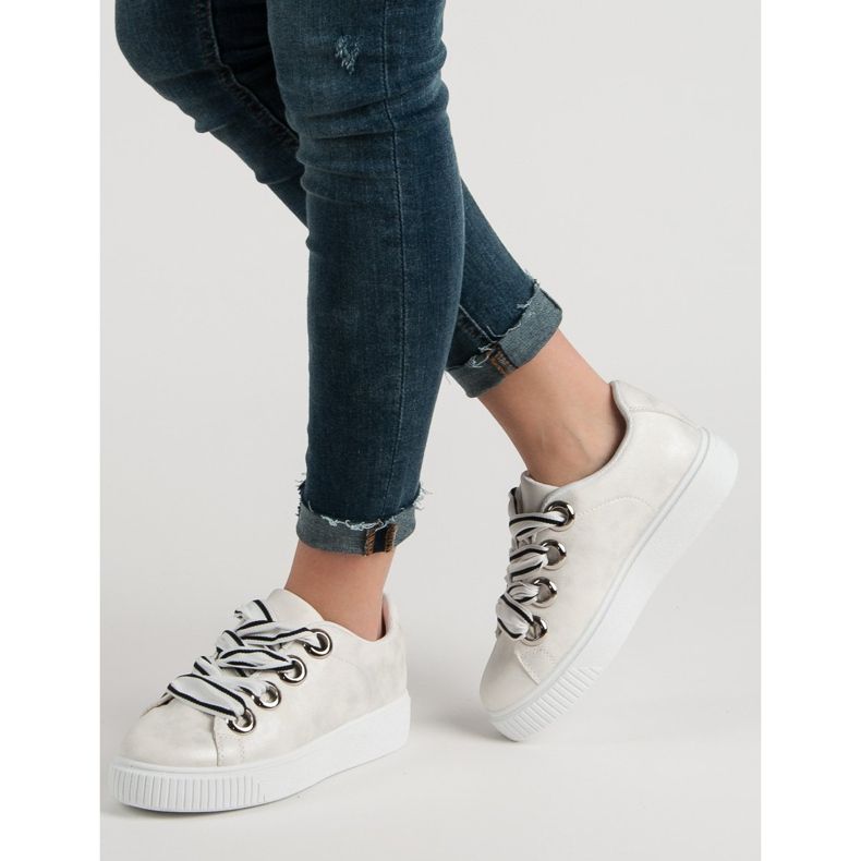 Sportovní obuv se třpytkami šedá 2 Sportovní obuv se třpytkami šedá 2