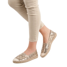 Cm Paris Textilní espadrilky žluť 1