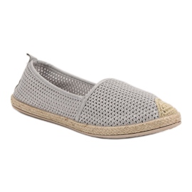 Seastar Šedé textilní espadrilky šedá 4